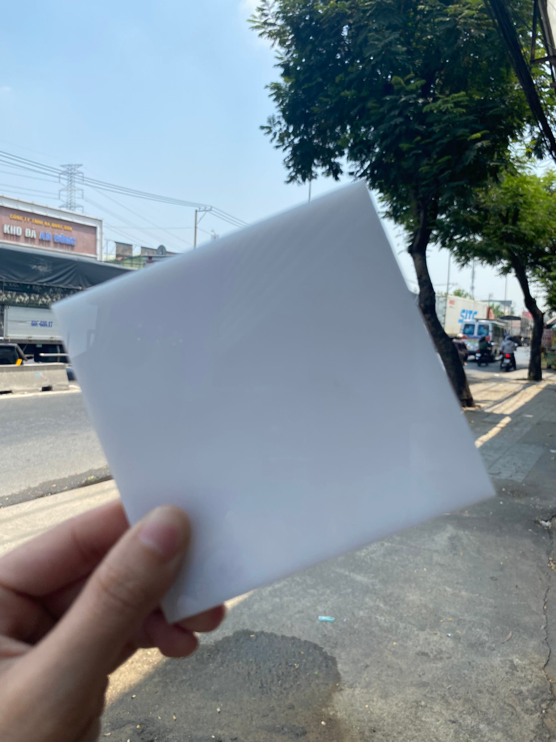 Tấm nhựa Polycarbonate đặc ruột 3mm 5