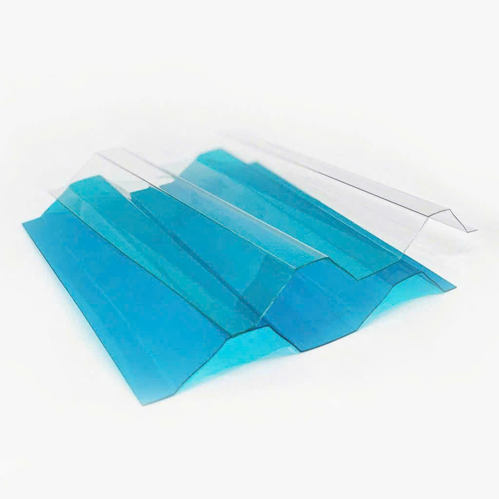 Tấm nhựa Polycarbonate 9-11 Sóng 1mm